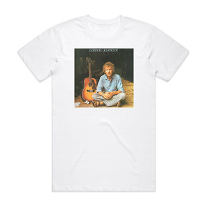 Gordon Lightfoot Sundown Album Cover T-Shirt White Gordon Lightfoot Sundown Album Cover T-Shirt White