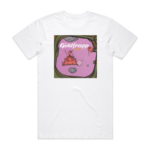 Goldfrapp Pilots 1 Album Cover T-Shirt White Goldfrapp Pilots 1 Album Cover T-Shirt White