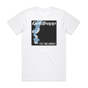 Goldfrapp Fly Me Away Album Cover T-Shirt White Goldfrapp Fly Me Away Album Cover T-Shirt White