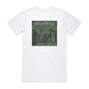 Grimmold Noldorin Halls Album Cover T-Shirt White Grimmold Noldorin Halls Album Cover T-Shirt White