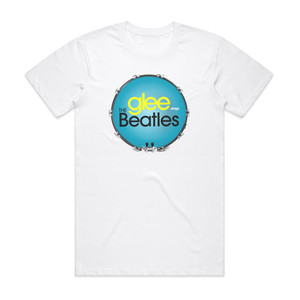 Glee Cast Glee Sings The Beatles Album Cover T-Shirt White Glee Cast Glee Sings The Beatles Album Cover T-Shirt White