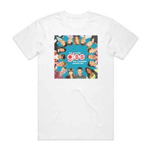 Glee Cast Glee The Music The Complete Season Two Album Cover T-Shirt White Glee Cast Glee The Music The Complete Season Two Album Cover T-Shirt White
