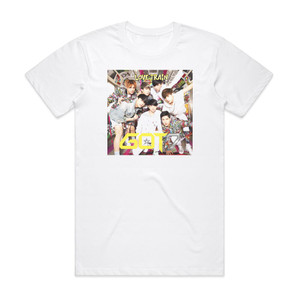 GOT7 Love Train Album Cover T-Shirt White GOT7 Love Train Album Cover T-Shirt White