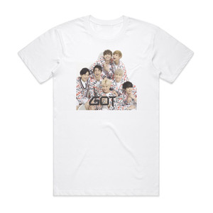 GOT7 Laugh Laugh Laugh Album Cover T-Shirt White GOT7 Laugh Laugh Laugh Album Cover T-Shirt White