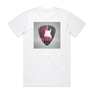 Gary Moore Legacy Album Cover T-Shirt White Gary Moore Legacy Album Cover T-Shirt White