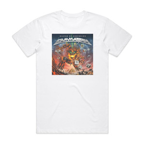 Gamma Ray Master Of Confusion Album Cover T-Shirt White Gamma Ray Master Of Confusion Album Cover T-Shirt White