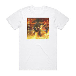 Guardians of Time Rage And Fire Album Cover T-Shirt White