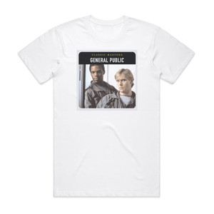 General Public Classic Masters General Public Album Cover T-Shirt White General Public Classic Masters General Public Album Cover T-Shirt White