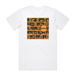 Goldfish Get Busy Living Album Cover T-Shirt White Goldfish Get Busy Living Album Cover T-Shirt White