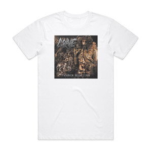 Grave Fiendish Regression Album Cover T-Shirt White Grave Fiendish Regression Album Cover T-Shirt White