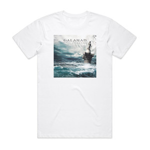 Galahad Seas Of Change Album Cover T-Shirt White Galahad Seas Of Change Album Cover T-Shirt White