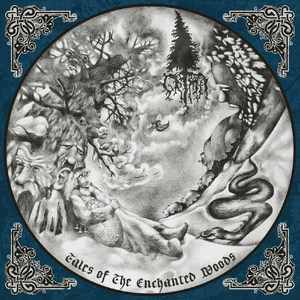 Grima Tales Of The Enchanted Woods Album Cover T-Shirt White Grima Tales Of The Enchanted Woods Album Cover T-Shirt White