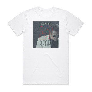 Gazebo Reset Album Cover T-Shirt White Gazebo Reset Album Cover T-Shirt White