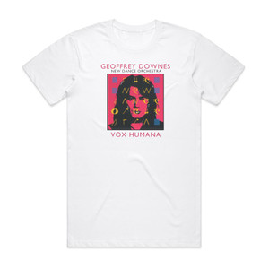 Geoff Downes Vox Humana Album Cover T-Shirt White Geoff Downes Vox Humana Album Cover T-Shirt White
