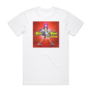 Gacharic Spin Gold Dash Album Cover T-Shirt White Gacharic Spin Gold Dash Album Cover T-Shirt White