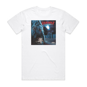 Grimwolf Lycanthrope Album Cover T-Shirt White Grimwolf Lycanthrope Album Cover T-Shirt White