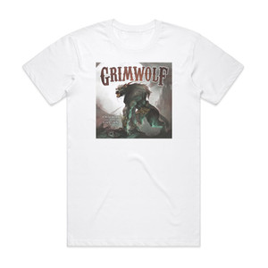Grimwolf Order Of The Lycan Album Cover T-Shirt White Grimwolf Order Of The Lycan Album Cover T-Shirt White