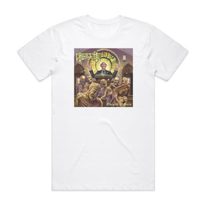 Gruesome Twisted Prayers Album Cover T-Shirt White Gruesome Twisted Prayers Album Cover T-Shirt White