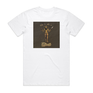 Groan Ride The Snake Album Cover T-Shirt White Groan Ride The Snake Album Cover T-Shirt White