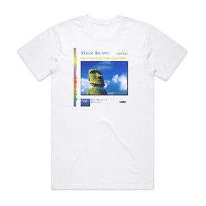 Gene Magic Island Album Cover T-Shirt White Gene Magic Island Album Cover T-Shirt White