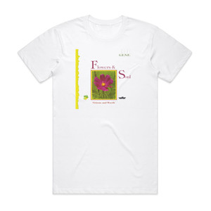 Gene Flowers Soul Album Cover T-Shirt White Gene Flowers Soul Album Cover T-Shirt White