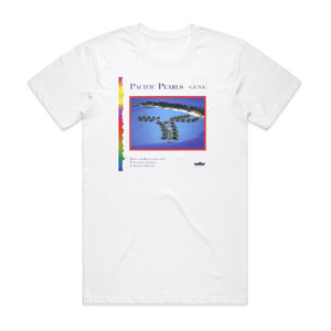 Gene Pacific Pearls Album Cover T-Shirt White Gene Pacific Pearls Album Cover T-Shirt White