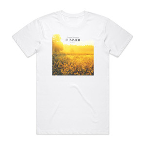 George Winston Summer 1 Album Cover T-Shirt White George Winston Summer 1 Album Cover T-Shirt White