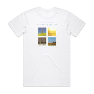 George Winston All The Seasons Of George Winston Album Cover T-Shirt White