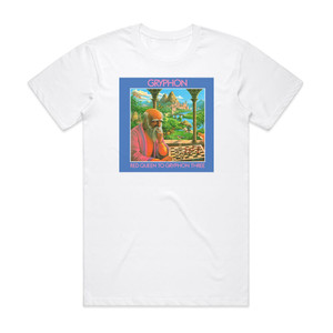 Gryphon Red Queen To Gryphon Three Album Cover T-Shirt White Gryphon Red Queen To Gryphon Three Album Cover T-Shirt White