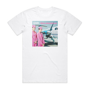 GNR Voos Domsticos Album Cover T-Shirt White GNR Voos Domsticos Album Cover T-Shirt White