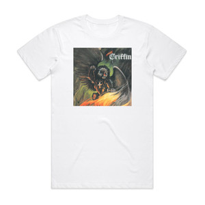Griffin Flight Of The Griffin Album Cover T-Shirt White Griffin Flight Of The Griffin Album Cover T-Shirt White