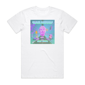 Glass Animals Heat Waves 1 Album Cover T-Shirt White Glass Animals Heat Waves 1 Album Cover T-Shirt White
