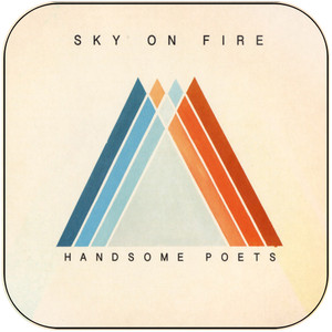 Handsome Poets Sky On Fire Album Cover Sticker Handsome Poets Sky On Fire Album Cover Sticker