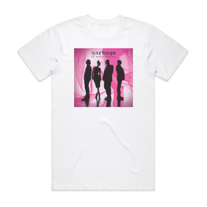 Garbage The Absolute Collection Album Cover T-Shirt White Garbage The Absolute Collection Album Cover T-Shirt White