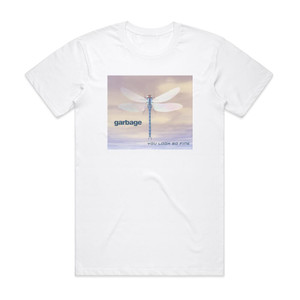 Garbage You Look So Fine 2 Album Cover T-Shirt White Garbage You Look So Fine 2 Album Cover T-Shirt White
