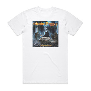 Grave Digger Healed By Metal Album Cover T-Shirt White Grave Digger Healed By Metal Album Cover T-Shirt White