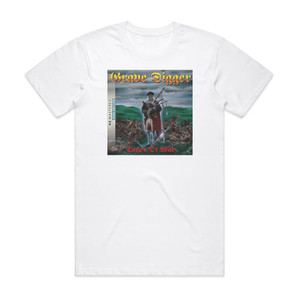 Grave Digger Tunes Of War 1 Album Cover T-Shirt White Grave Digger Tunes Of War 1 Album Cover T-Shirt White