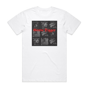 Grave Digger Let Your Heads Roll The Very Best Of The Noise Years 1984 1 Album Cover T-Shirt White Grave Digger Let Your Heads Roll The Very Best Of The Noise Years 1984 1 Album Cover T-Shirt White