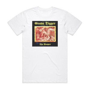 Grave Digger The Reaper Album Cover T-Shirt White