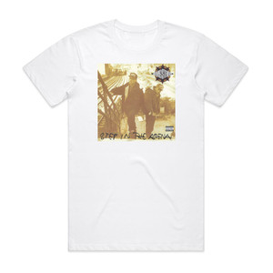 Gang Starr Step In The Arena Album Cover T-Shirt White Gang Starr Step In The Arena Album Cover T-Shirt White