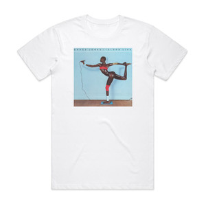 Grace Jones Island Life 1 Album Cover T-Shirt White Grace Jones Island Life 1 Album Cover T-Shirt White