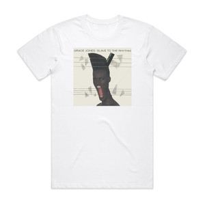 Grace Jones Slave To The Rhythm Album Cover T-Shirt White