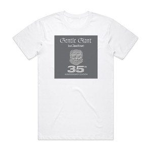 Gentle Giant In A Glass House Album Cover T-Shirt White Gentle Giant In A Glass House Album Cover T-Shirt White