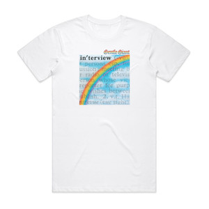 Gentle Giant Interview Album Cover T-Shirt White Gentle Giant Interview Album Cover T-Shirt White