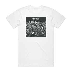 Glasvegas Glasvegas Album Cover T-Shirt White Glasvegas Glasvegas Album Cover T-Shirt White