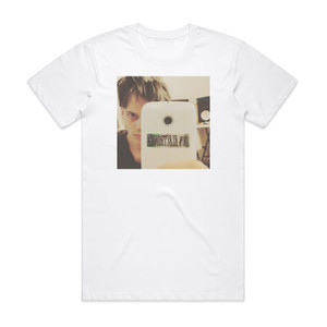 George Clanton 100 Electronica Album Cover T-Shirt White George Clanton 100 Electronica Album Cover T-Shirt White