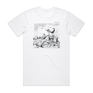 Government Issue Legless Bull Ep Album Cover T-Shirt White