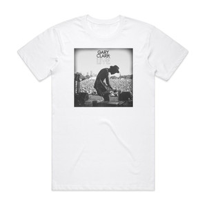 Gary Clark Jr Gary Clark Jr Live Album Cover T-Shirt White Gary Clark Jr Gary Clark Jr Live Album Cover T-Shirt White