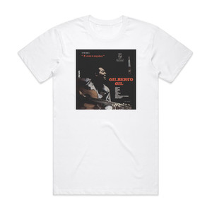 Gilberto Gil Louvao Album Cover T-Shirt White Gilberto Gil Louvao Album Cover T-Shirt White