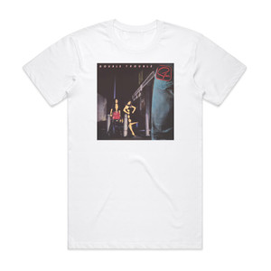 Gillan Double Trouble Album Cover T-Shirt White
